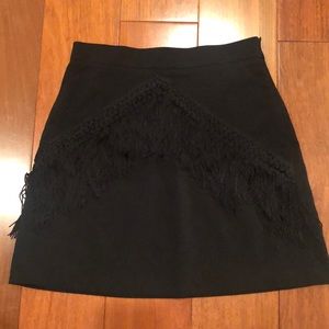 Zara Fringe Mini Skirt